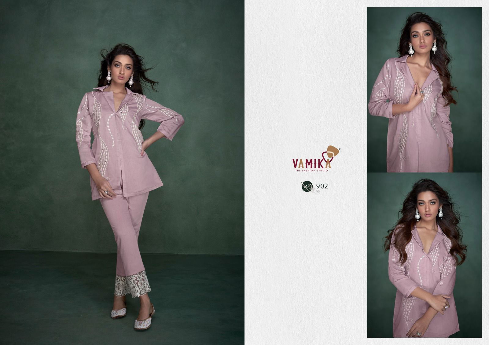 Aleena By Vamika 901 To 906 Exclusive Super Hit Cord Set Wholesalers In Delhi